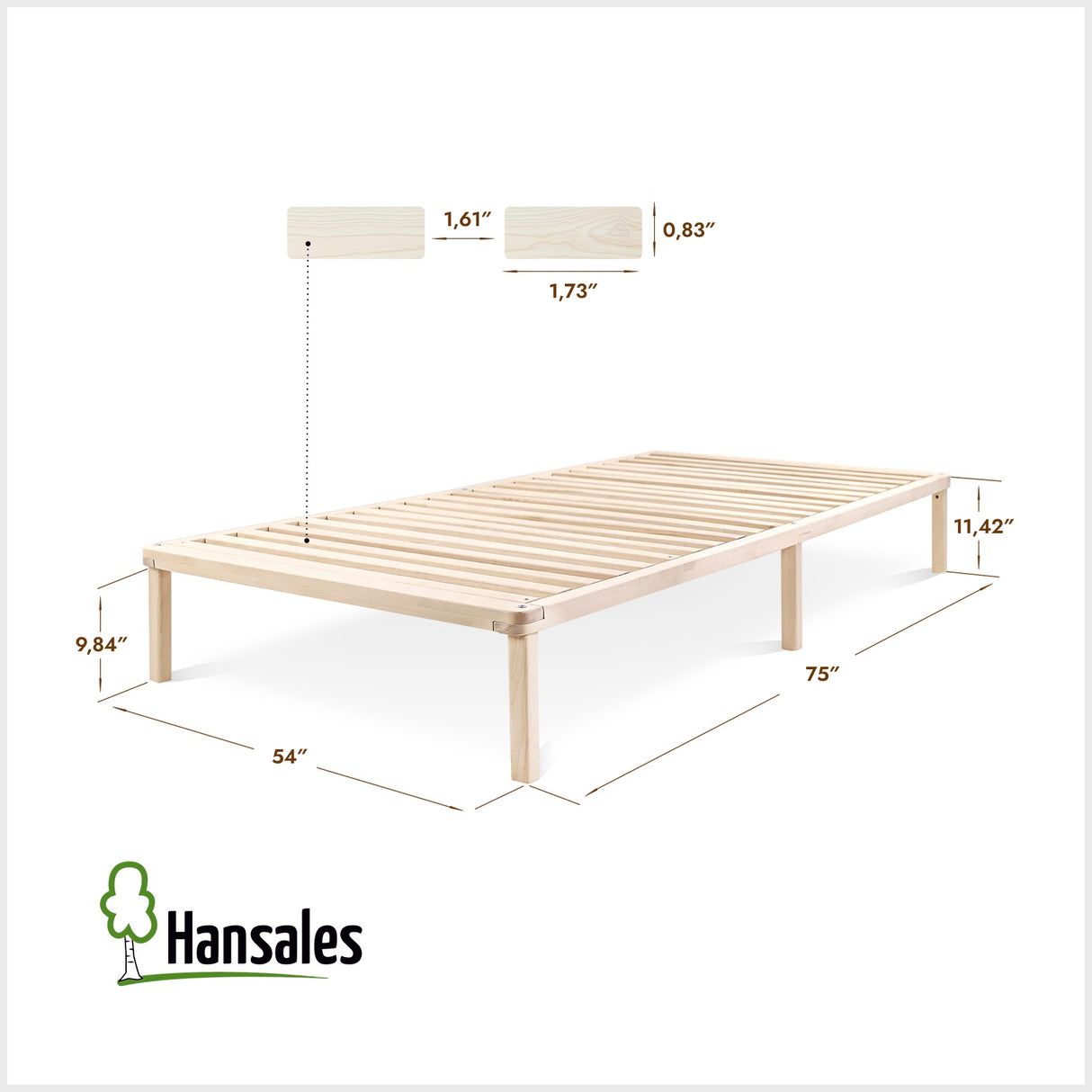 Bed Frame Lisette Full Size